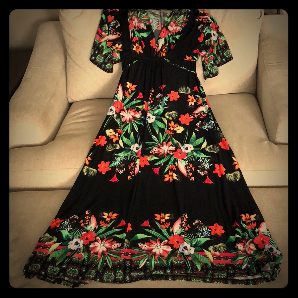 New York & Company Maxi Dress - size L